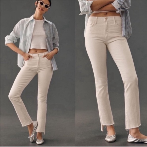 The Insider Crop Step Fray in You Chalk Ivory
MOTHER - Picture 1 of 7